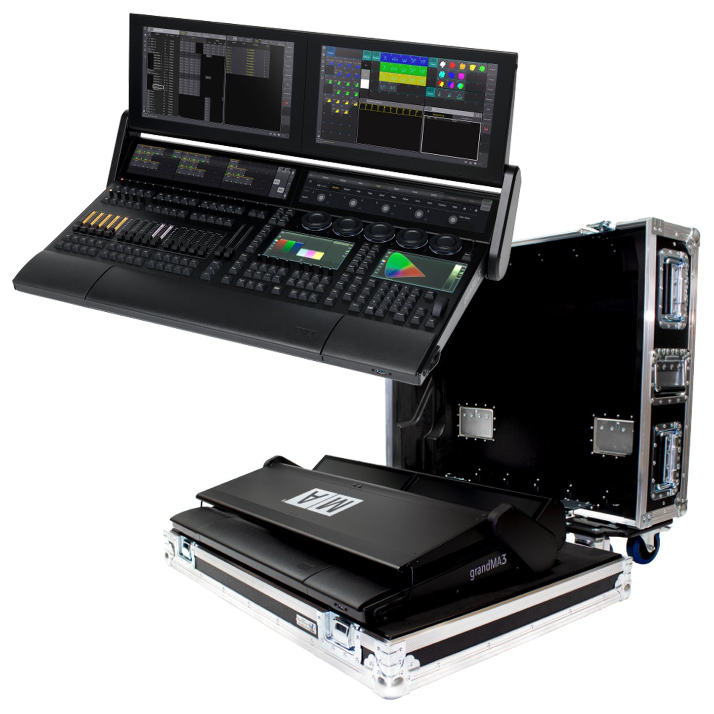 GrandMA3 Light Console + Road Case Bundle