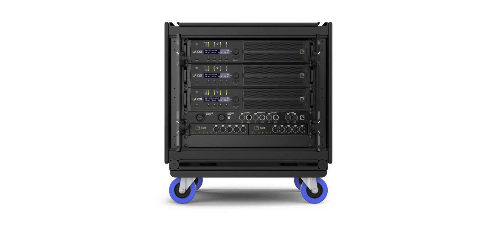 LA-RAK II AVB w/3x LA12X 01