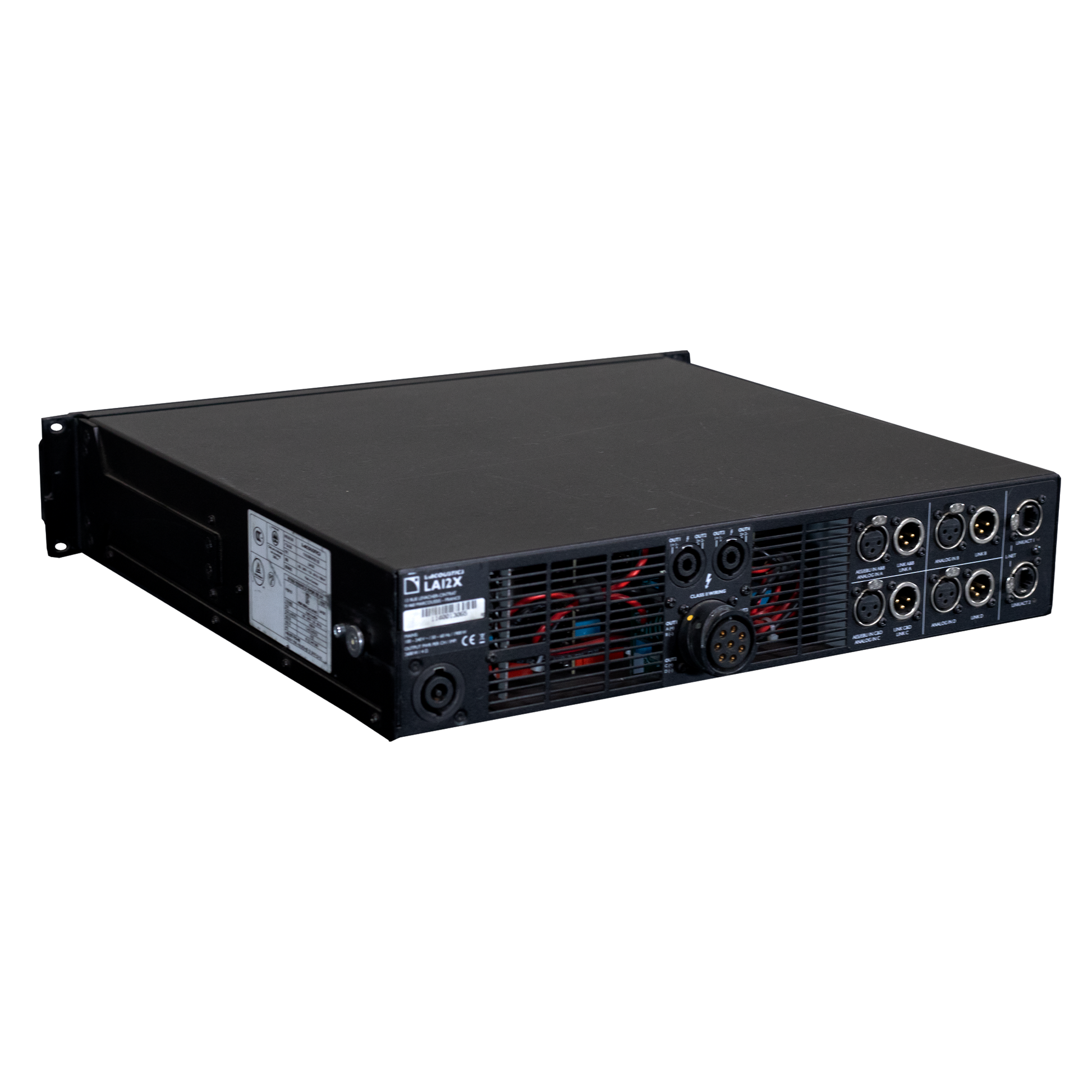 LA12X Amplifier BackLeft