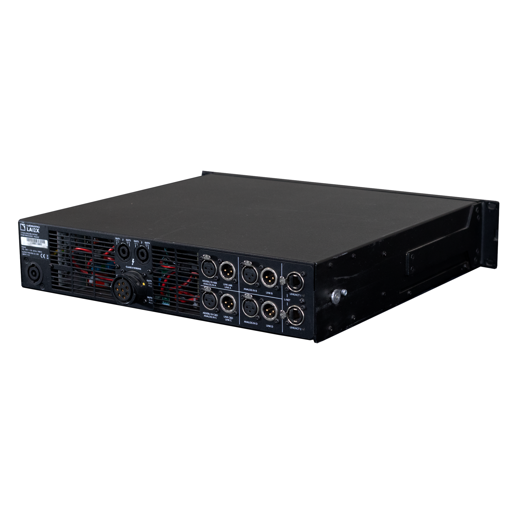 LA12X Amplifier BackRight