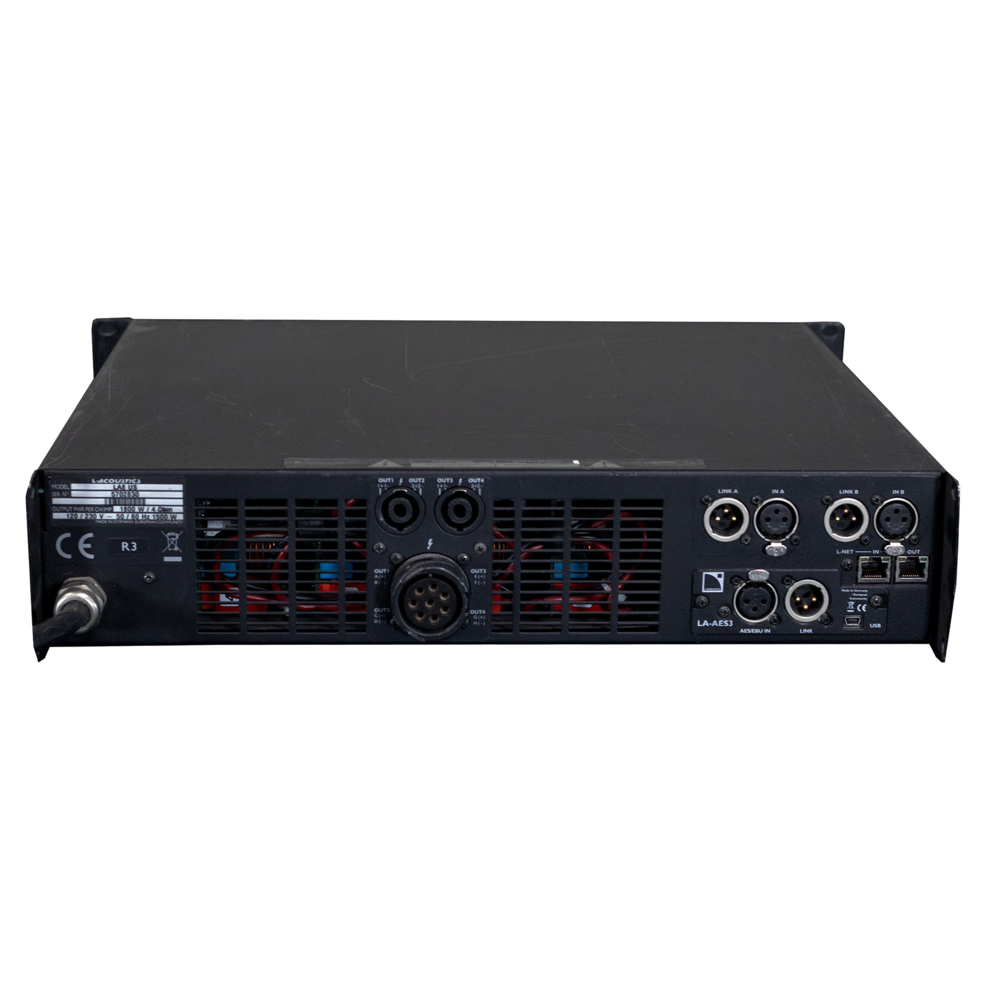 LA8 Amplifier Back