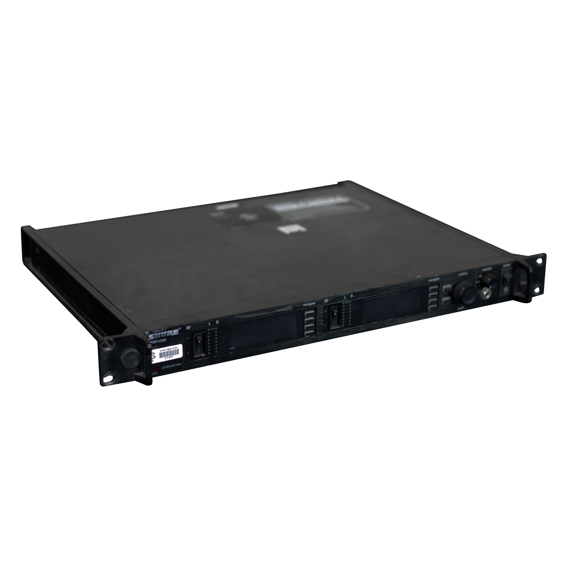Shure P10T-J8 Dual Wireless Transmitter FrontLeft
