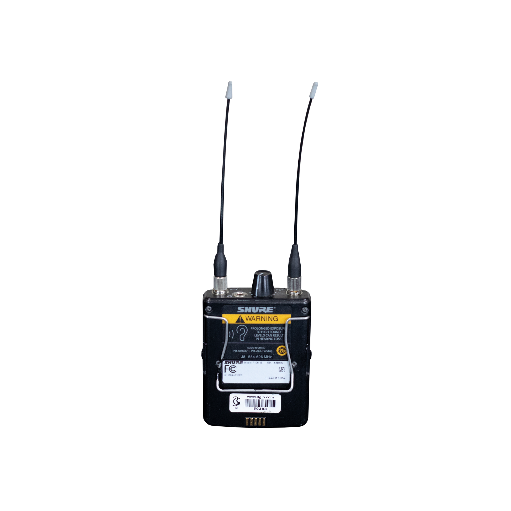 Shure P10R Belt-Pack (J8 Band) back