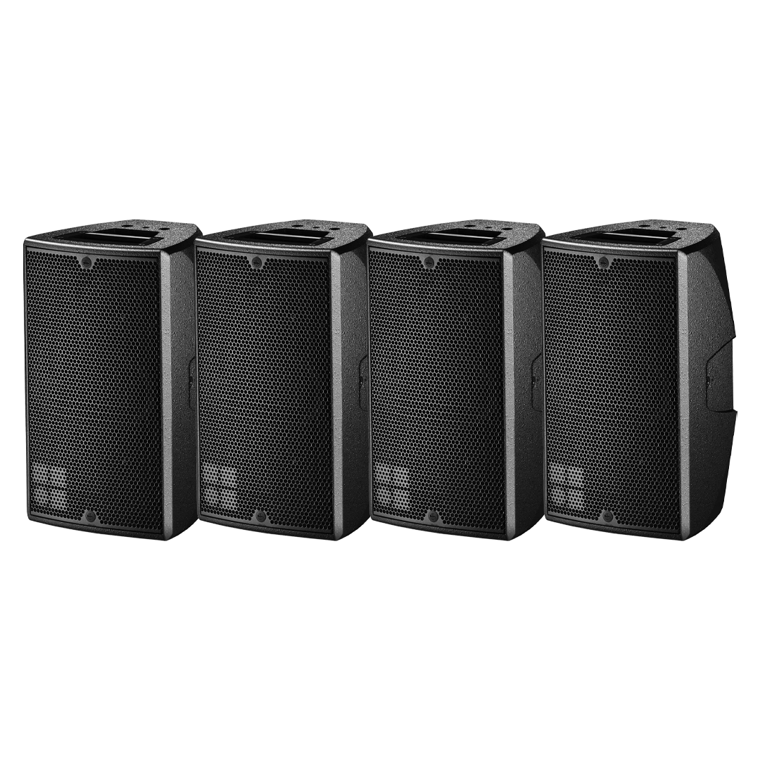 E8 Loudspeaker 4 Pack + Case
